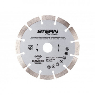 STERN. Disc diamantat segmentat profesional 150 mm foto