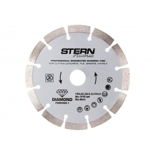 STERN Disc diamantat segmentat profesional 150 mm