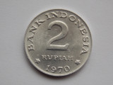 2 RUPIAH 1970 INDONEZIA, Asia