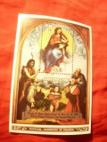 Bloc Niue Craciunul 1986 - Pictura religioasa - Raphael