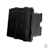 Cumpara ieftin Intrerupator mecanic pentru jaluzele Luxion, negru, design compact