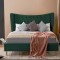 Pat Lora 180x200 cm Tapitat Catifea Verde Somiera Inclusa (cod ML 2302-14)