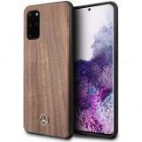 Husa Plastic - TPU MERCEDES Wood pentru Samsung Galaxy S20 Plus G985 / Samsung Galaxy S20 Plus 5G G986, Maro MEHCS67VWOLB