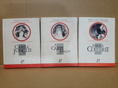 Rudyard Kipling - Cartea junglei + A doua carte a junglei (Cartile junglei) / R L Stevenson - Comoara din insula (Insula comorii) foto