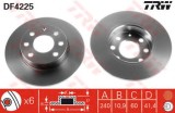 Disc frana OPEL CORSA C (F08, F68) (2000 - 2009) TRW DF4225