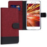 Husa pentru Huawei P9 Lite (2017), Textil, Rosu, 40893.04, Kwmobile