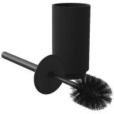 Perie WC cu Suport Kina GOODHOME Negru &ndash; 42cm