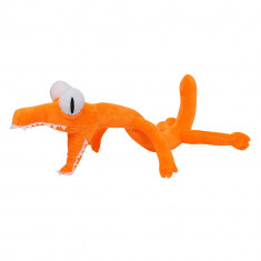 Jucarie de plus IdeallStore® Rainbow Friends Roblox, Orange the Croc, 32 cm, portocaliu