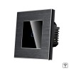Intrerupator Simplu Wi-Fi cu Touch din Sticla si Rama de Aluminiu LUXION SmartElectro IntelligentHouse