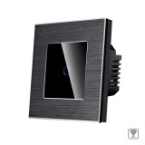 Cumpara ieftin Intrerupator Simplu Wi-Fi cu Touch din Sticla si Rama de Aluminiu LUXION SmartElectro IntelligentHouse