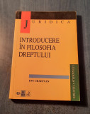 Introducere in filosofia dreptului Ion Craiovan