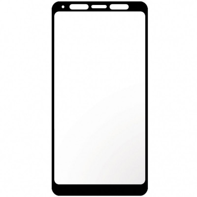 Folie Protectie Ecran OEM pentru Samsung Galaxy A9 (2018) A920, Sticla securizata, Full Face, Full Glue, 6D, Neagra foto