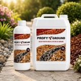 Adeziv Profesional impermeabil pentru piatra decorativa si mulci, Profy Ground, fixare puternica, acrilic - 5 Litri