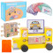 Jucarie educative Montessori pentru invatarea prescolara, jocul de invatare a literelor, cuvinte in limba engleza, educative pentru copii de 3-8 ani.