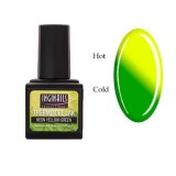 Lac permanent colorat termic Inginails Professional - Neon Yellow-Green