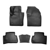 Covorase Auto Tip Tavita Cauciuc Toyota C-HR 2016-2024, Protectie Tunel Spate, Negre, ALM