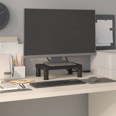 vidaXL Suport pentru monitor, negru, 38x24x10,5 cm foto