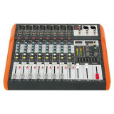 Mixer 8 canale cu egalizator, efecte, usb si bluetooth, Oem