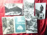 6 Ilustrate Baile Herculane RPR : 1952 ,&#039;57 , &#039;58 ,66 si 68, Circulata, Fotografie