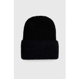 Answear Lab caciula culoarea negru, din tricot gros