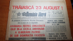 ziarul romania libera 23 august 1975-nr. cu ocazia zilei de 23 august foto