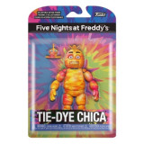 Five Nights at Freddy&rsquo;s Figurina articulata Tie-Dye Chica 13 cm, Funko