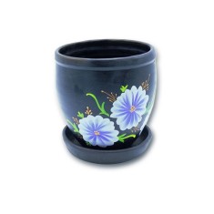 Ghiveci cu model floral foto