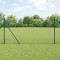 &Icirc;mprejmuire Hexagonală vidaXL Verde 1,4x10 m Oțel