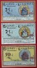 Lot 3 Bancnote Notgeld Germania 1921, 2x25 Pfennig + 50 Pfennig Lilienthal