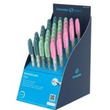 Stilou Schneider Zippi, Fanny Safari 168920 / 306742 / STI182, penita iridium M, alimentare rezerve, grip ergonomic, roz