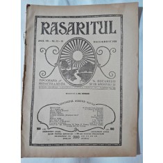 Revista Rasaritul, anul VII, nr.13-16/1924