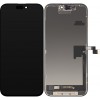Display cu Touchscreen JK pentru Apple iPhone 16 Pro Max, cu Rama, Versiune LCD In-Cell, Negru