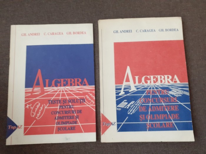 GHEORGHE ANDREI/ C CARAGEA ALGEBRA PENTRU CONCURSURI CLASA A XI A 2 VOLUME