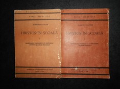 DUMITRU CALUGAR - HRISTOS IN SCOALA. MANUALUL CATEHETULUUI ORTODOX 2 volume foto