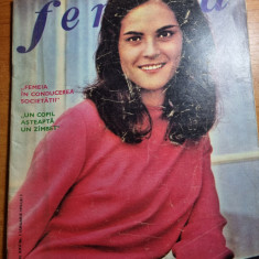 revista femeia ianuarie 1972-constructorii pe somes,matilda onofrei,cosmetica