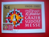 HOPCT MAXIMA NR 1458 BIS - EXPOZITIA GRAZ 1981- PRIMA ZI-AUSTRIA