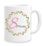 Cana alba personalizata pentru 8 Martie, INOVATIX&reg;. 330ml