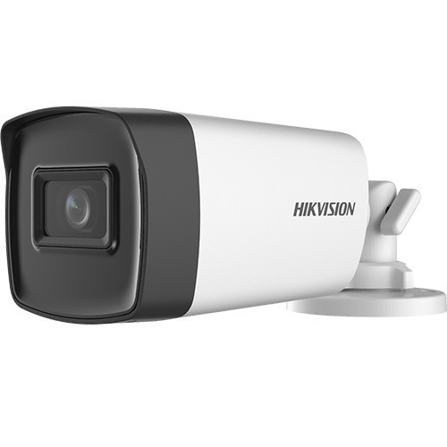 Camera supraveghere analog 2MP, lentila 2.8mm, IR 40m, Audio integrat - Hikvision DS-2CE17D0T-IT3FS-2.8mm SafetyGuard Surveillance