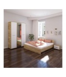 DORMITOR HERA SONOMA CU OGLINDA 140x200cm