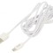 Cablu USB 2.0 A la Micro B 2m Alb 480Mbps