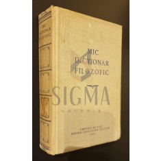 Mic dictionar filozofic
