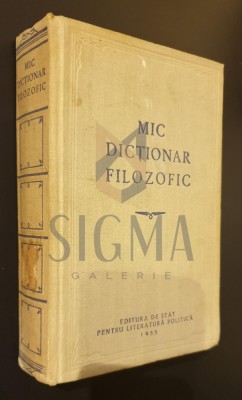 Mic dictionar filozofic foto