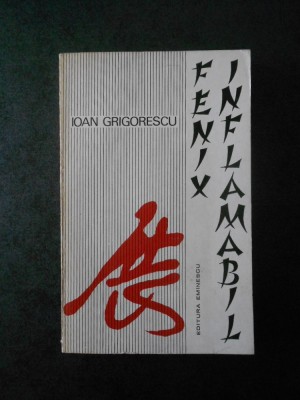 IOAN GRIGORESCU - FENIX INFLAMABIL foto