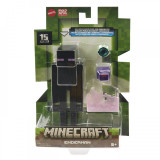 MINECRAFT CRAFT A BLOCK FIGURINA ENDERMAN 8CM, Mattel