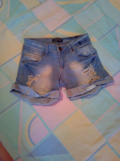 PANTALONI SCURTI DE BLUGI ELASTICI ,FETE, FIRMA ,,NEWOURCER&amp;quot;, MARIMEA 26 foto