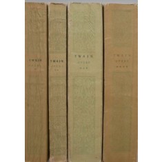 Opere (4 volume) &ndash; Mark Twain (coperta putin uzata)