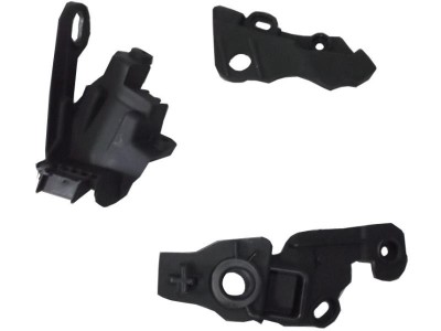 Cleme fixare far Peugeot 208, 04.2012-, Fata, partea Stanga, 3 parti, Aftermarket foto
