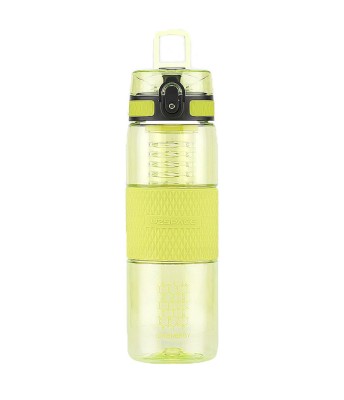 Sticla apa Uzspace Tritan, fara BPA cu capac 700ml verde lamaie Handy KitchenServ foto