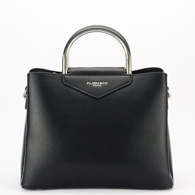 Geanta medie neagra FLORACo F8534 16 foto