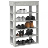 vidaXL Pantofar, gri beton, 60x30x98 cm, lemn prelucrat